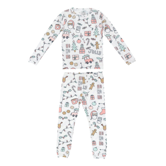 2pc Long Sleeve Pajama Set - Cindy