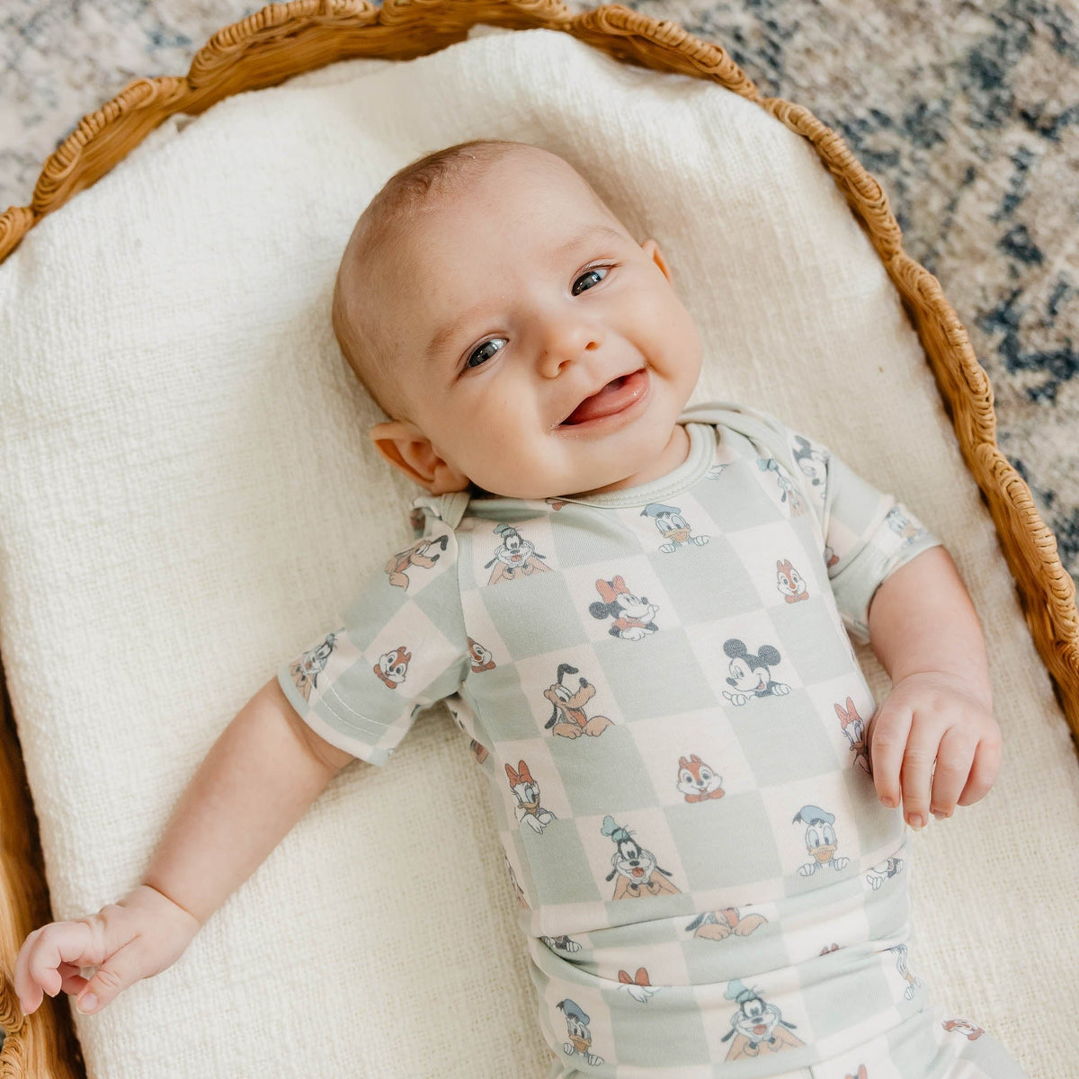 Short Sleeve Bodysuit - Mickey Mouse and Friends