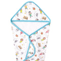 Premium Baby Knit Hooded Towel - CoComelon Friends