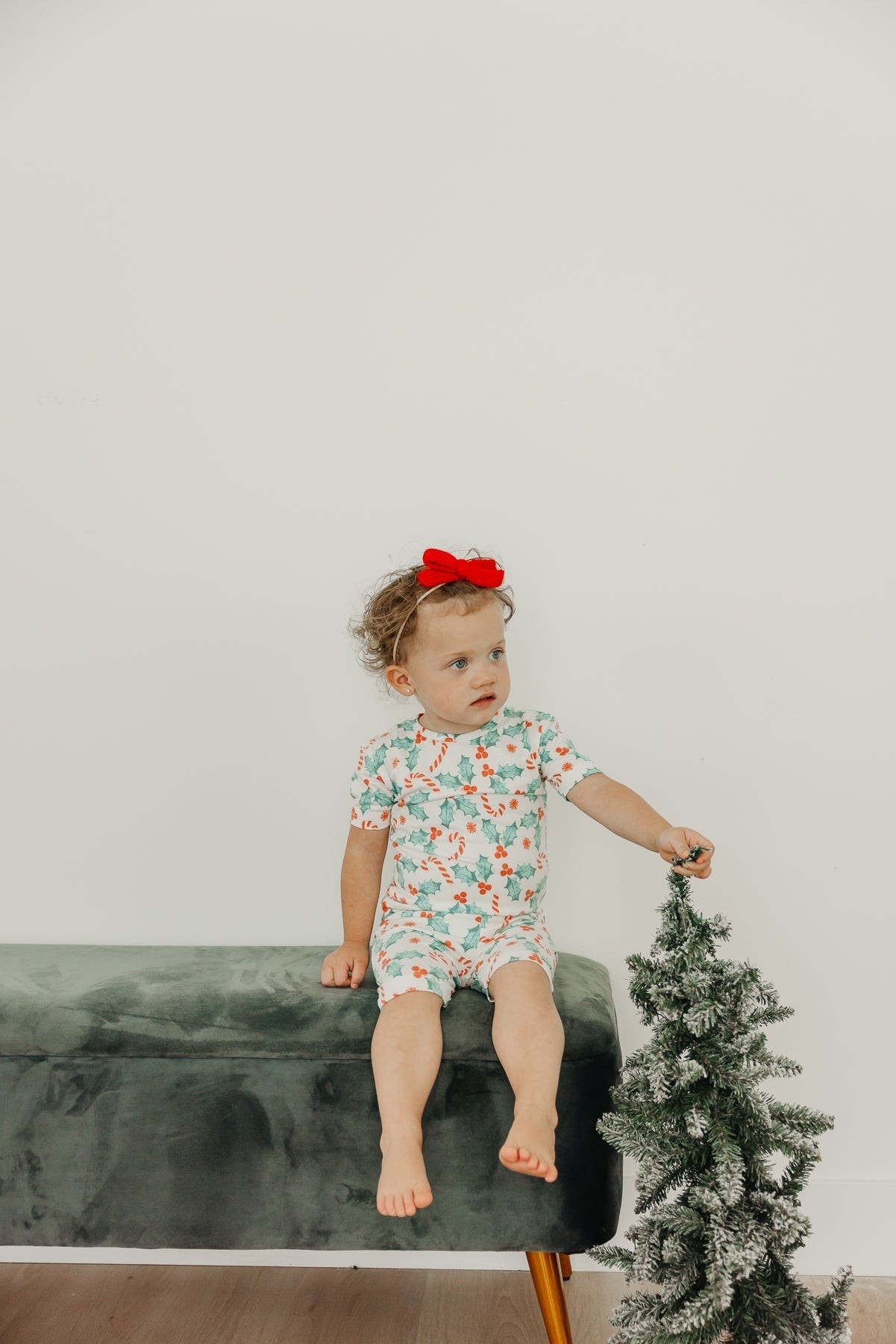 2pc Short Sleeve Pajama Set - Holly