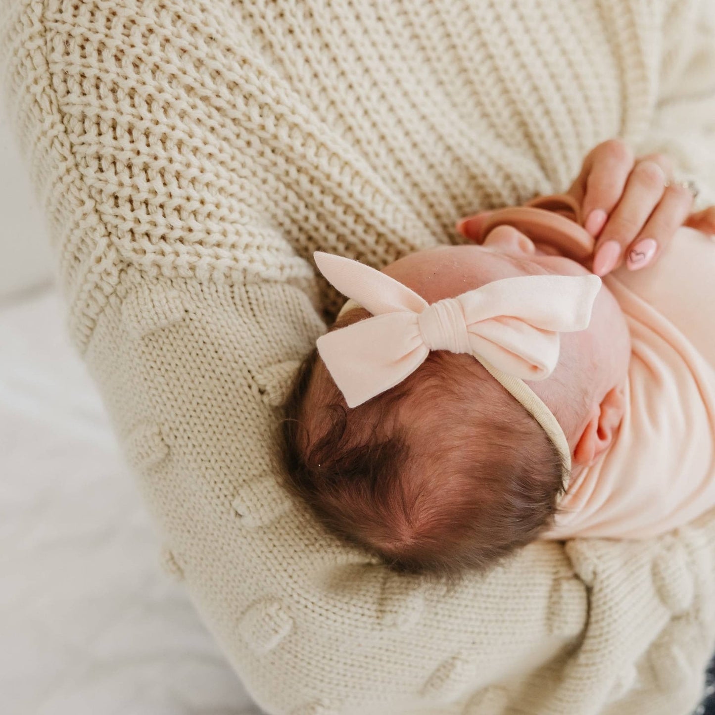 Classic Baby Bow - Blush