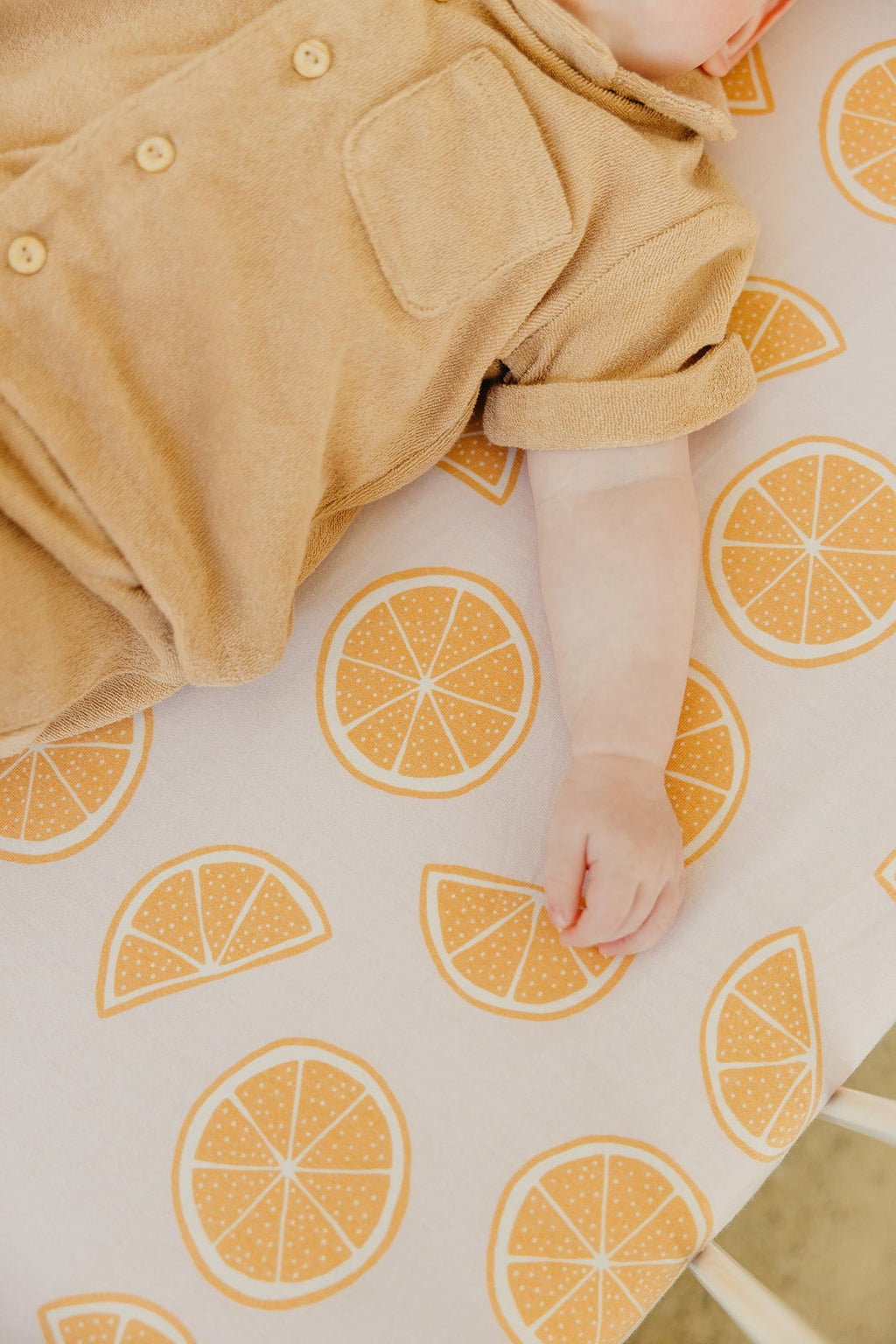 Premium Knit Fitted Crib Sheet - Cutie