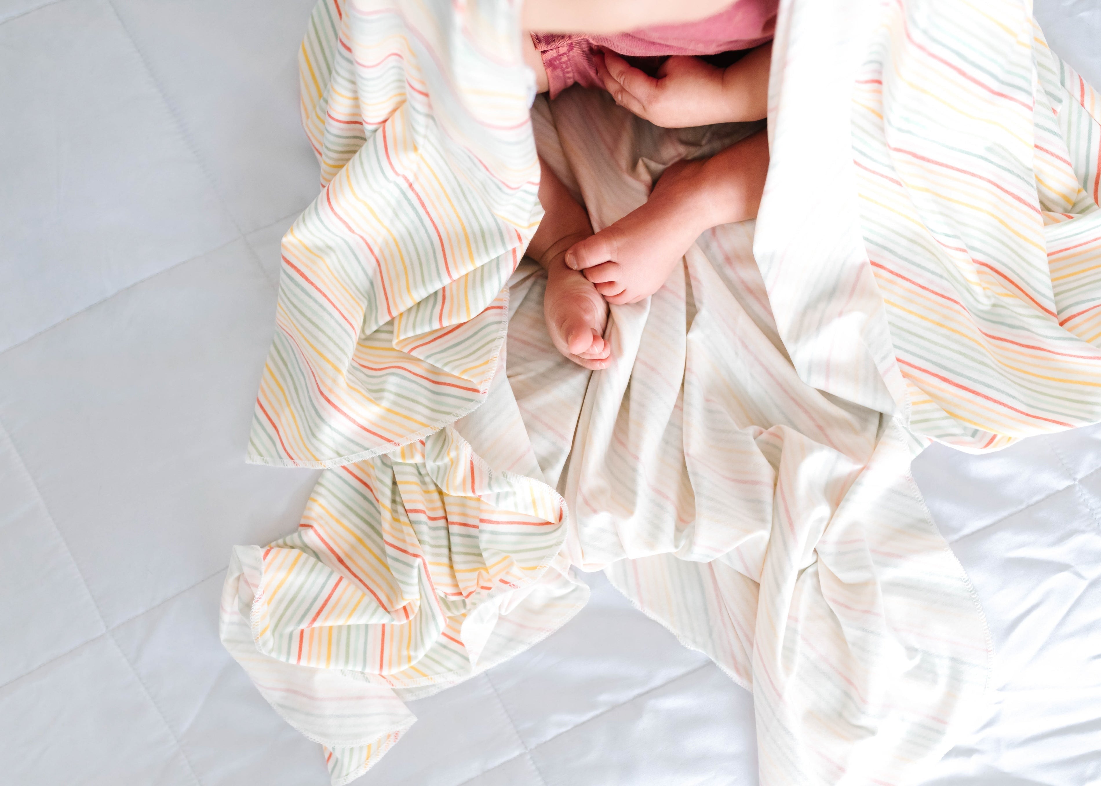 Knit Swaddle Blanket - Rainee