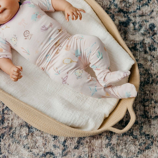 Footed Baby Pants - Enchanted Friends