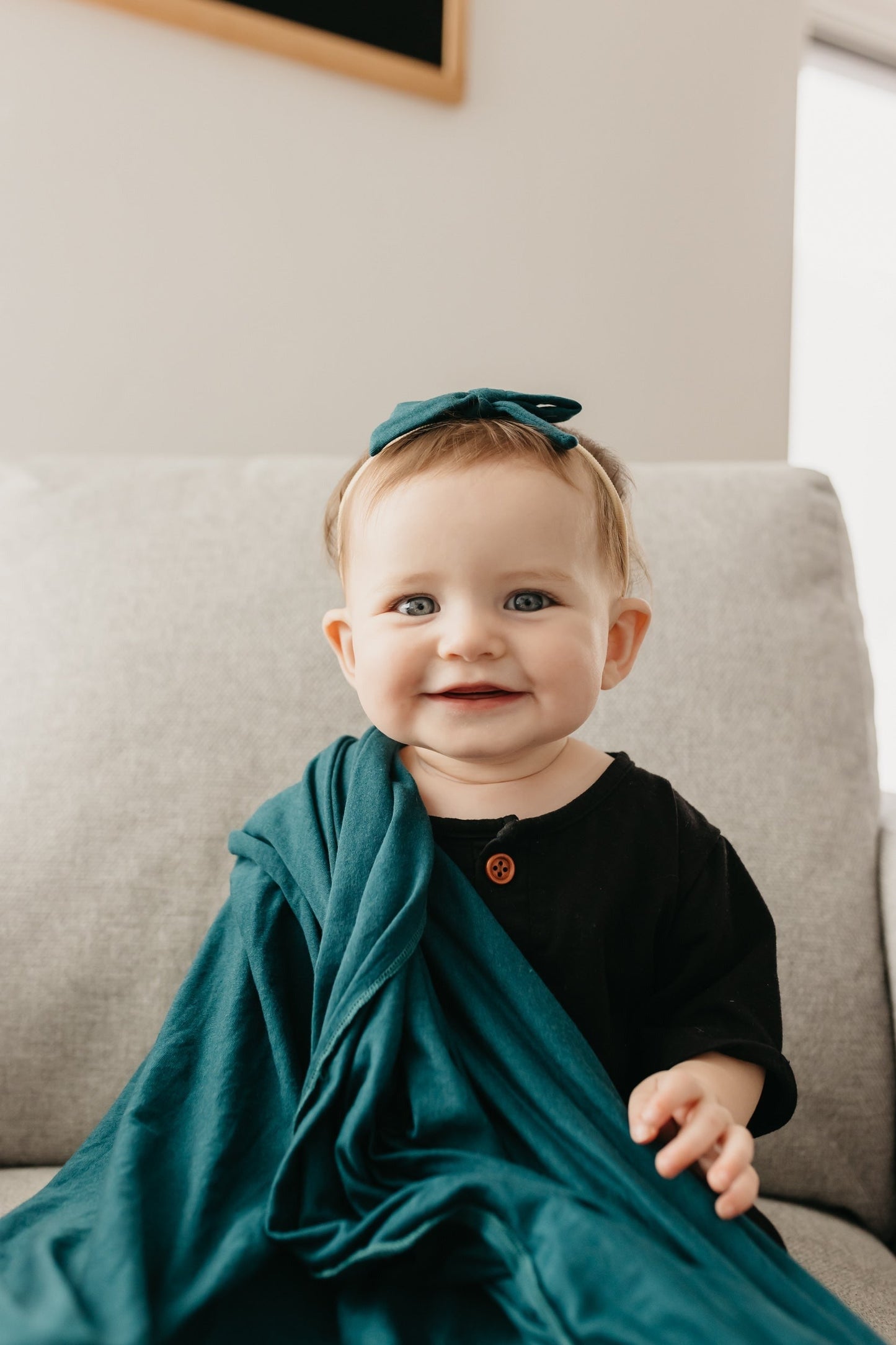 Ribbon Baby Bow - Jaspar