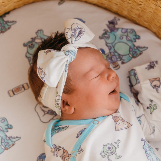 Knit Headband Bow - Monsters, Inc. Friends