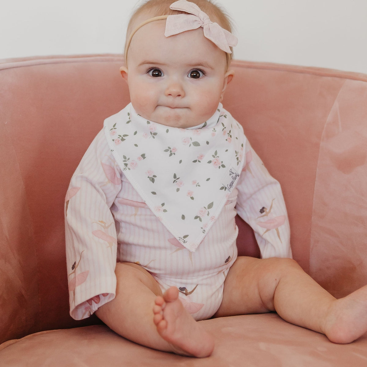 4 Pack Baby Bandana Bibs - Katerina