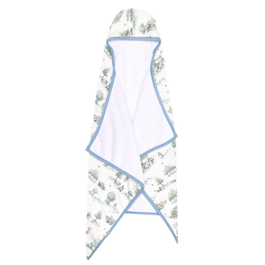 Premium Big Kid Hooded Towel - Hundred Acre Wood