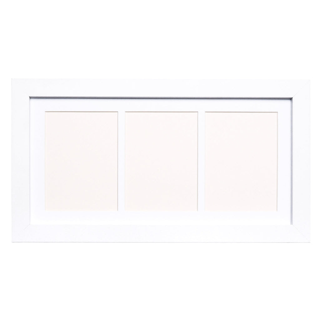 Matte White DIY Handprint & Footprint Kit with Frame