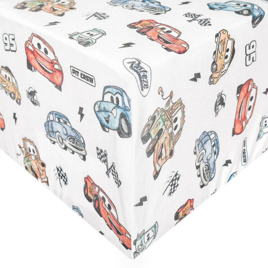 Premium Knit Fitted Crib Sheet - Disney Pixar Cars