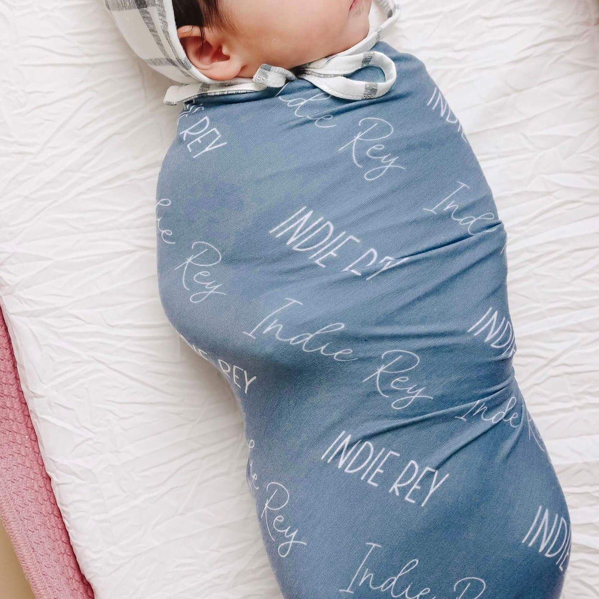 Personalized Baby Name Swaddle Blanket - Ocean