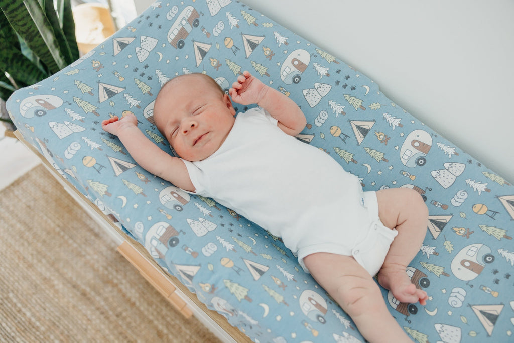 Premium Knit Diaper Changing Pad Cover - Bridger