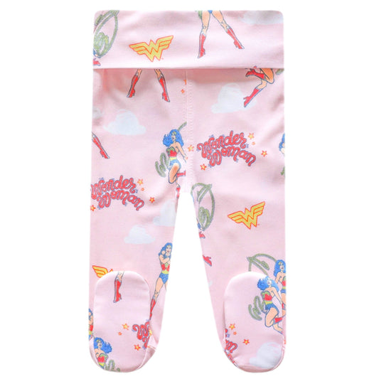Footed Baby Pants - Wonder Woman