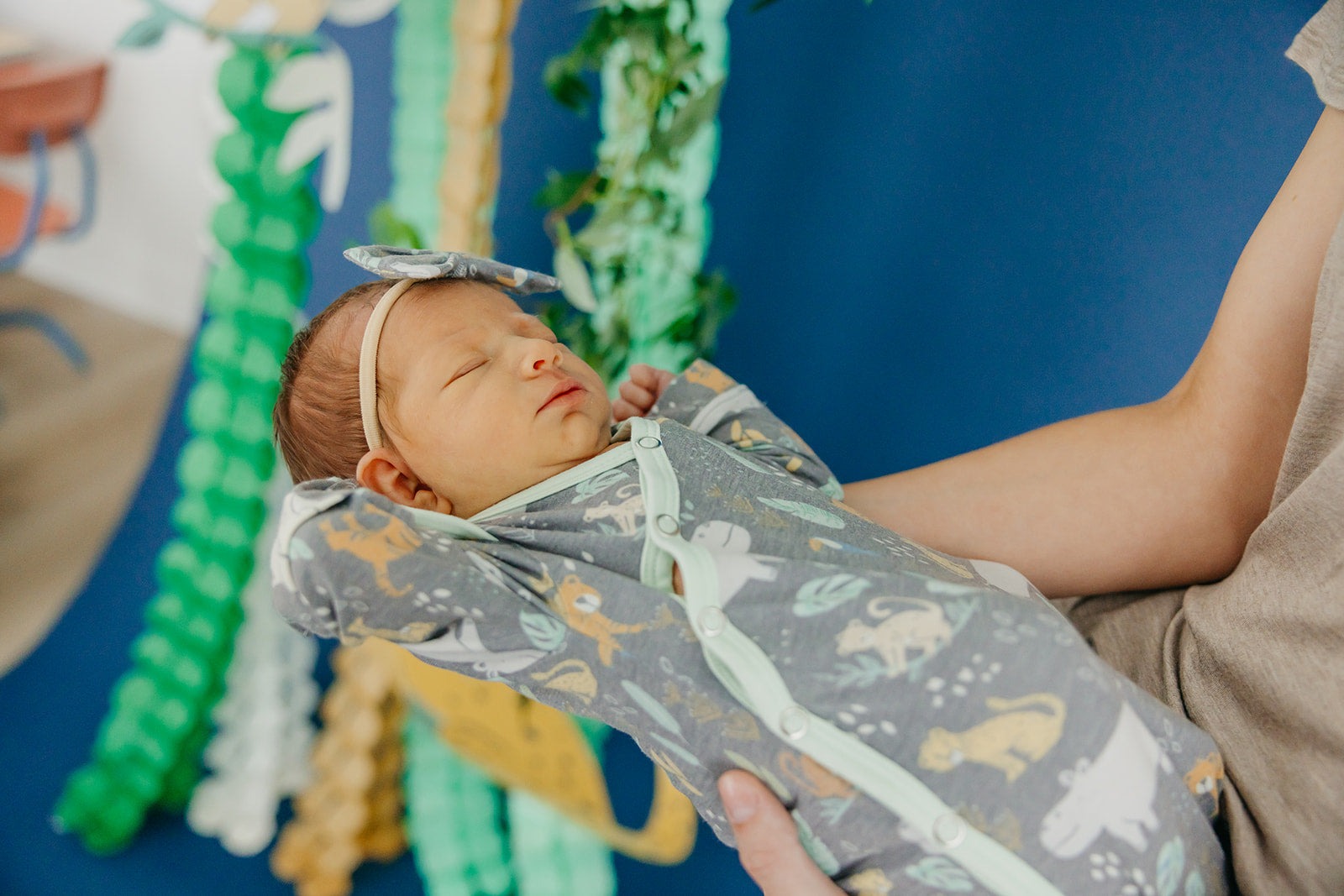 Newborn Knotted Gown - Bengal