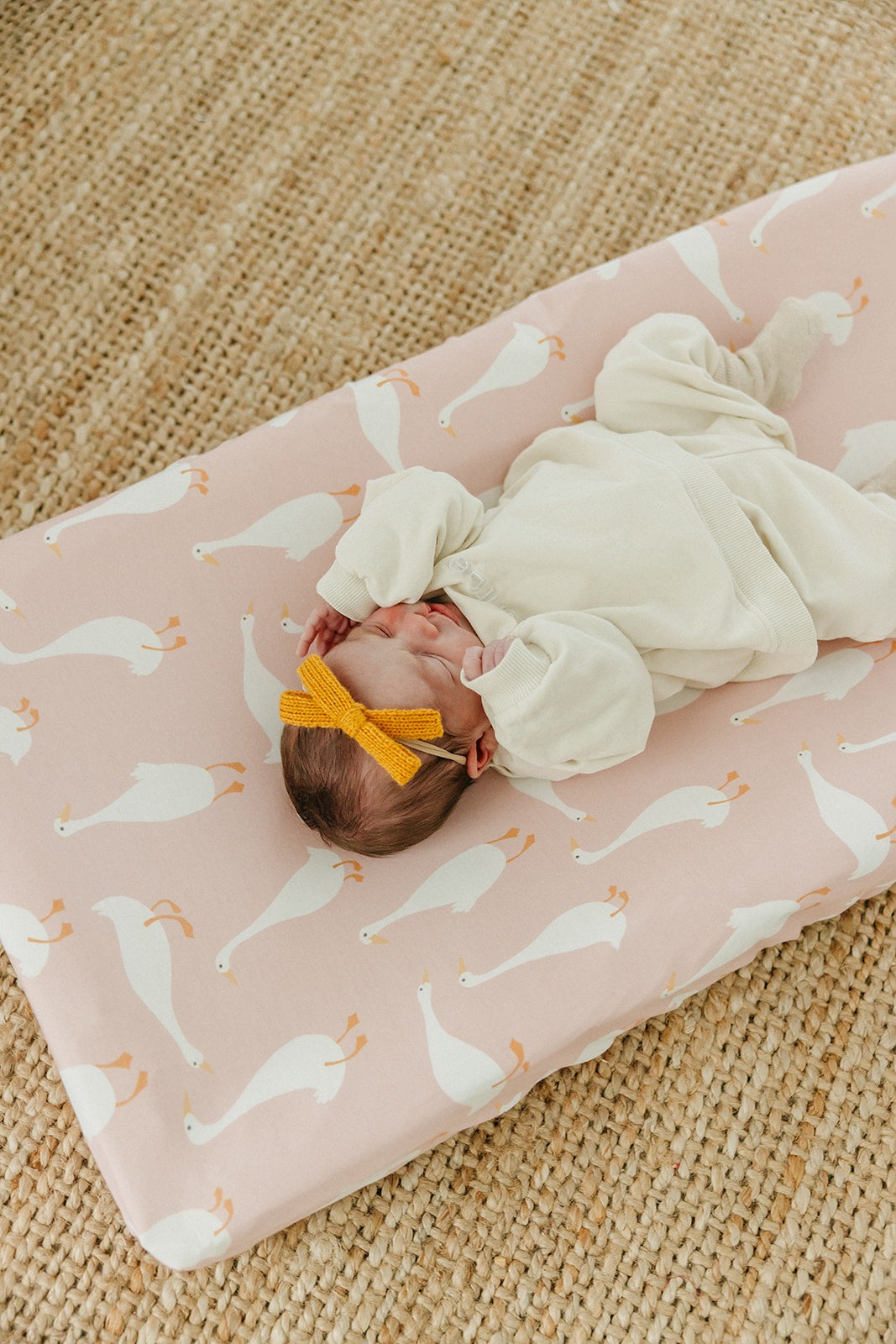 Premium Knit Diaper Changing Pad Cover - Goosie