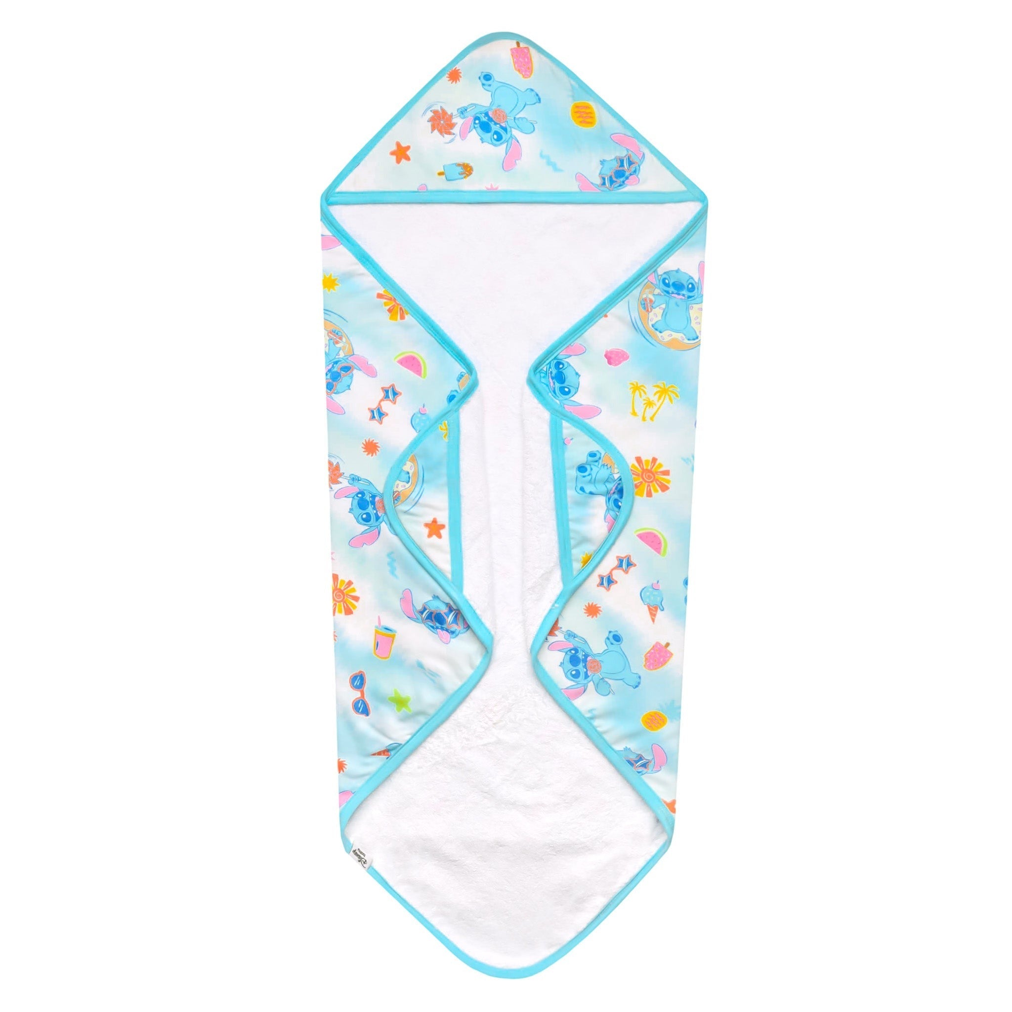 Premium Baby Knit Hooded Towel - Disney Stitch Dreamsicles