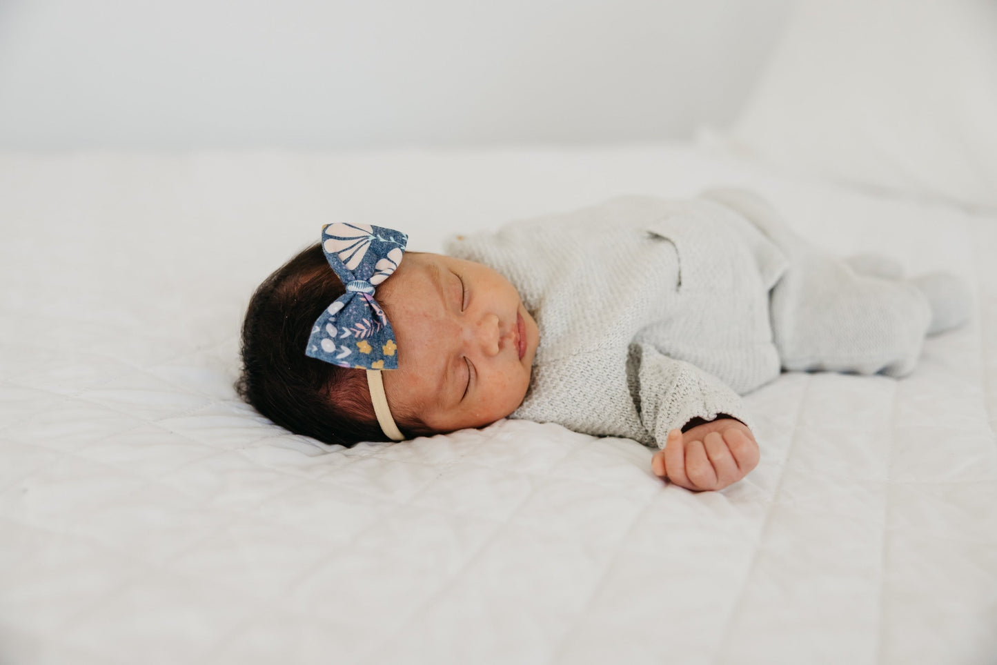 Bowtie Baby Bow - Meadow