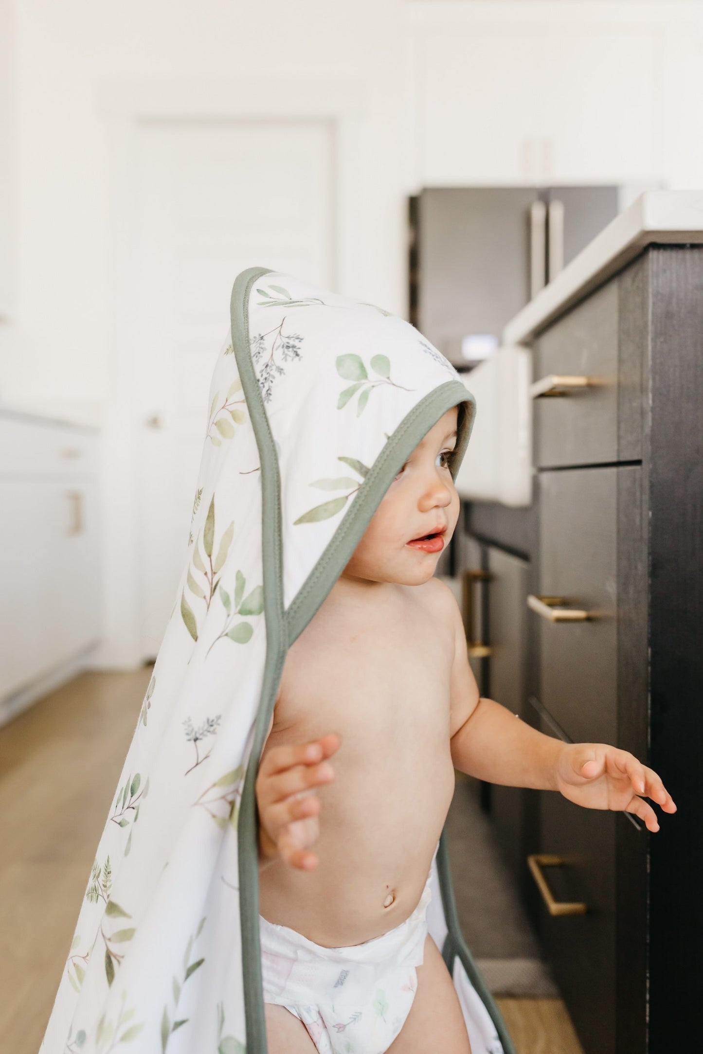 Premium Baby Knit Hooded Towel - Haven