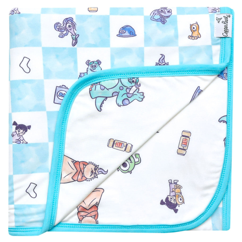 Three-Layer Quilt - Monsters, Inc. Medley