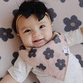 4 Pack Baby Bandana Bibs - Gemma In Tan