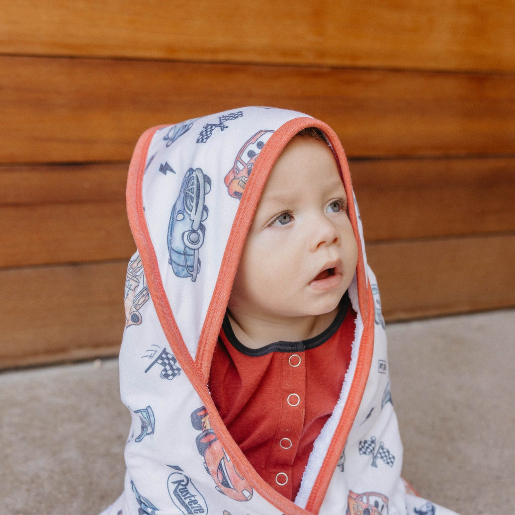 Premium Baby Knit Hooded Towel - Disney Pixar Cars