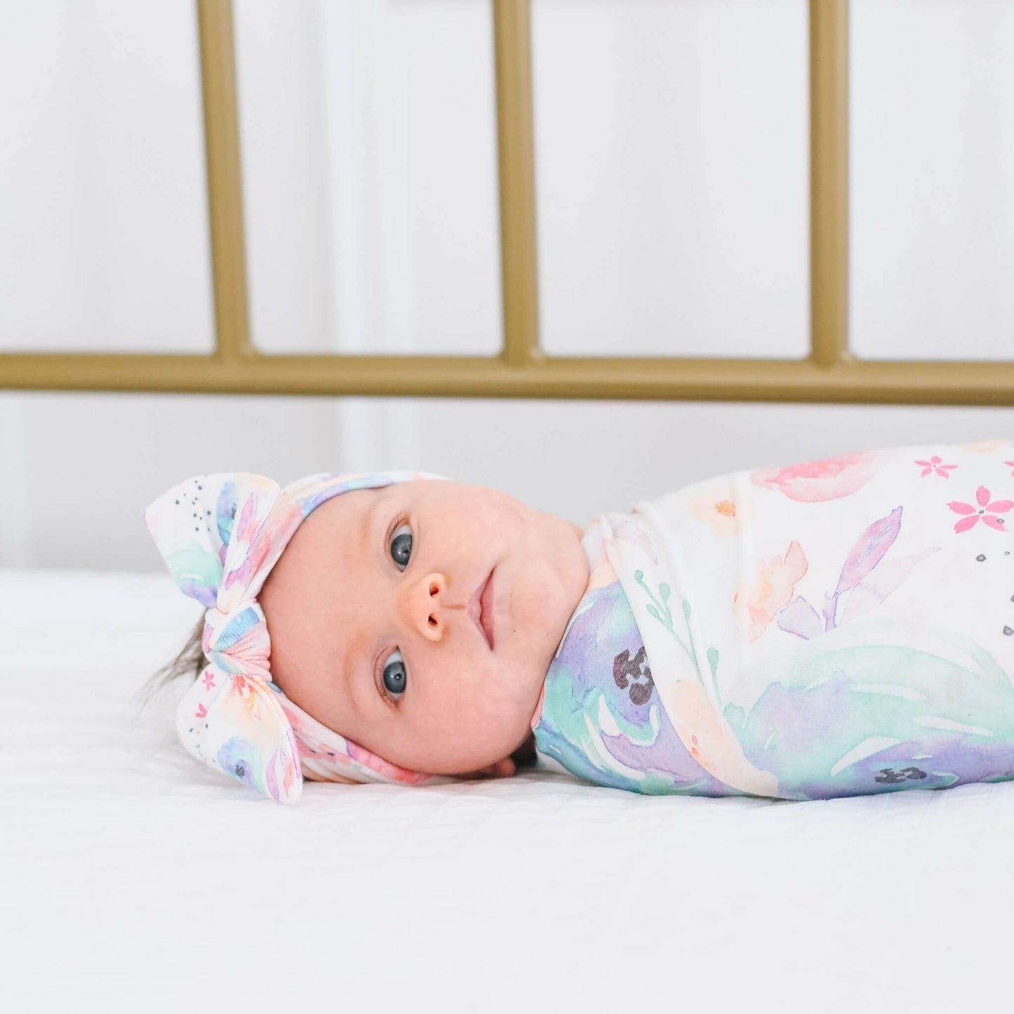 Knit Headband Bow - Bloom