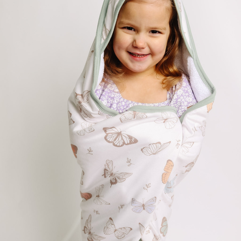 Premium Baby Knit Hooded Towel - Luna
