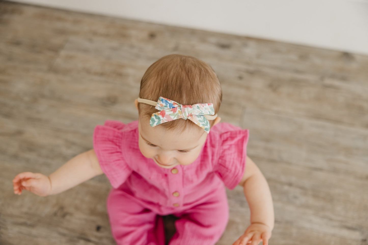 Ribbon Baby Bow - Lark