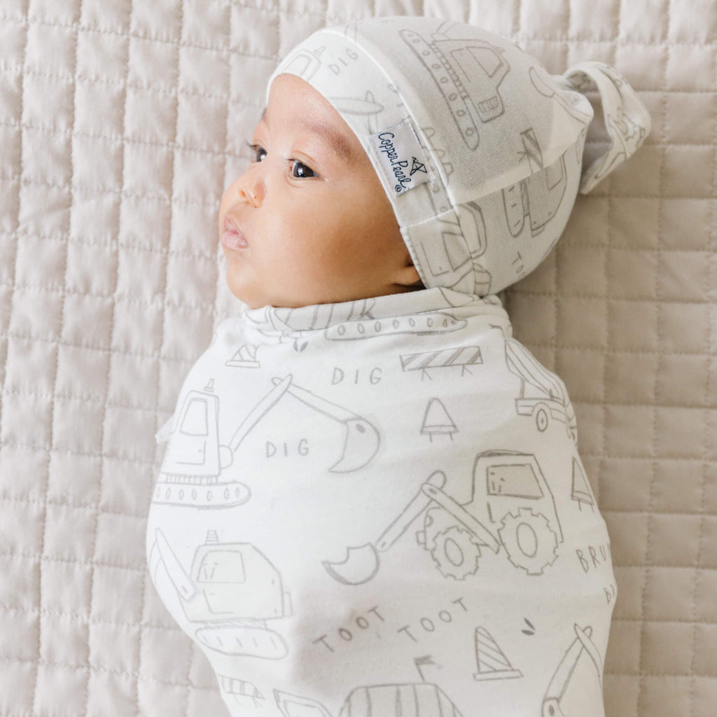 Knit Swaddle Blanket - Gage