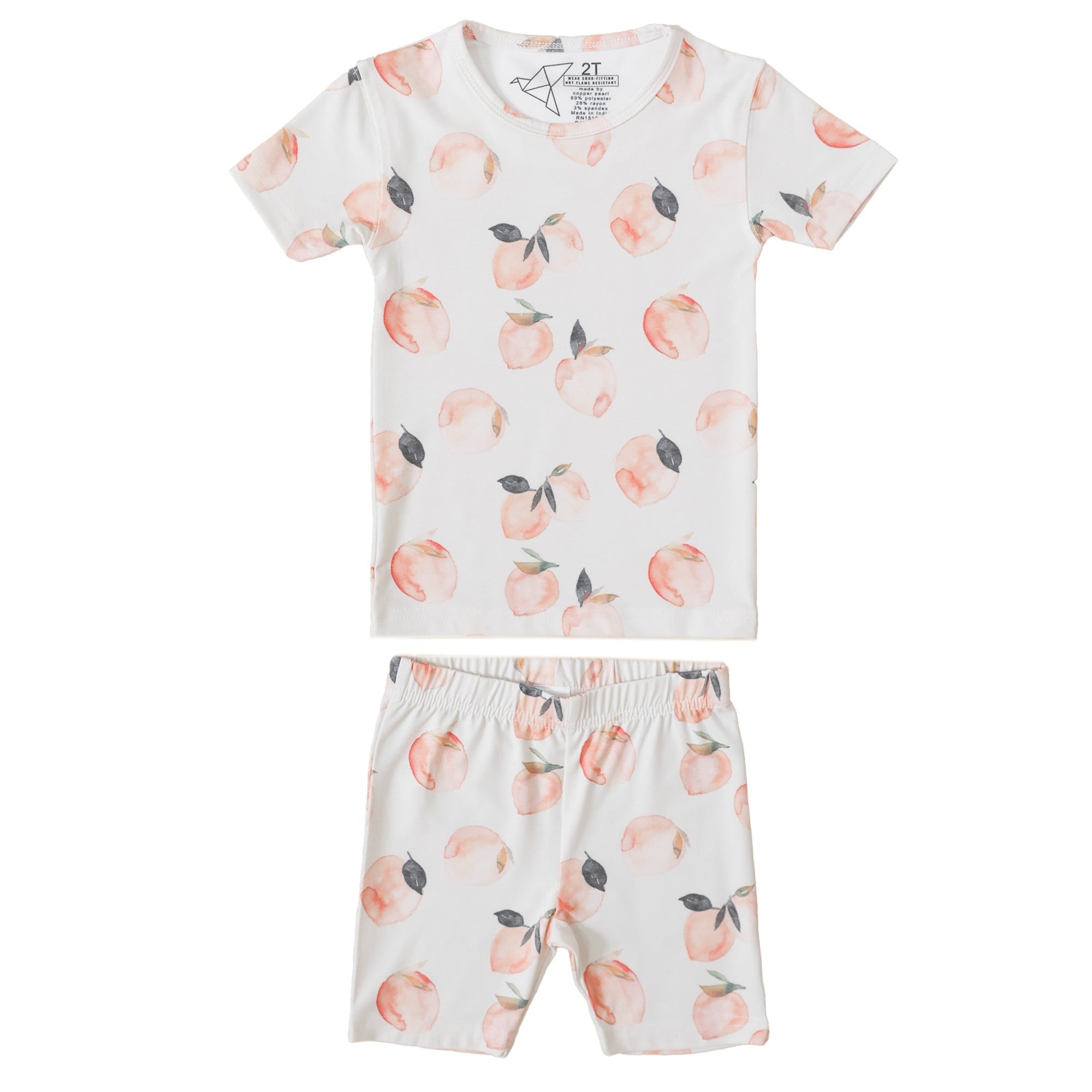 2pc Short Sleeve Pajama Set - Caroline