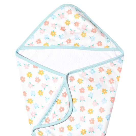 Premium Baby Knit Hooded Towel - Daisy