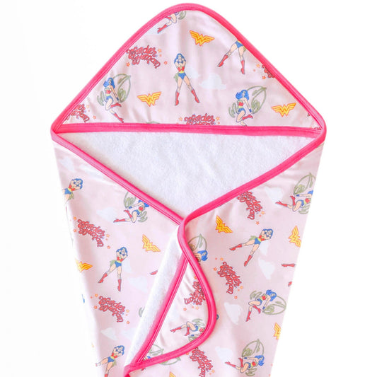 Premium Baby Knit Hooded Towel - Wonder Woman