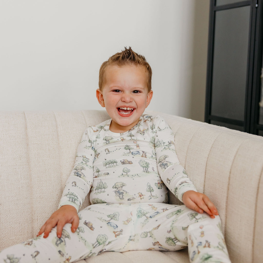2pc Long Sleeve Pajama Set - Hundred Acre Wood