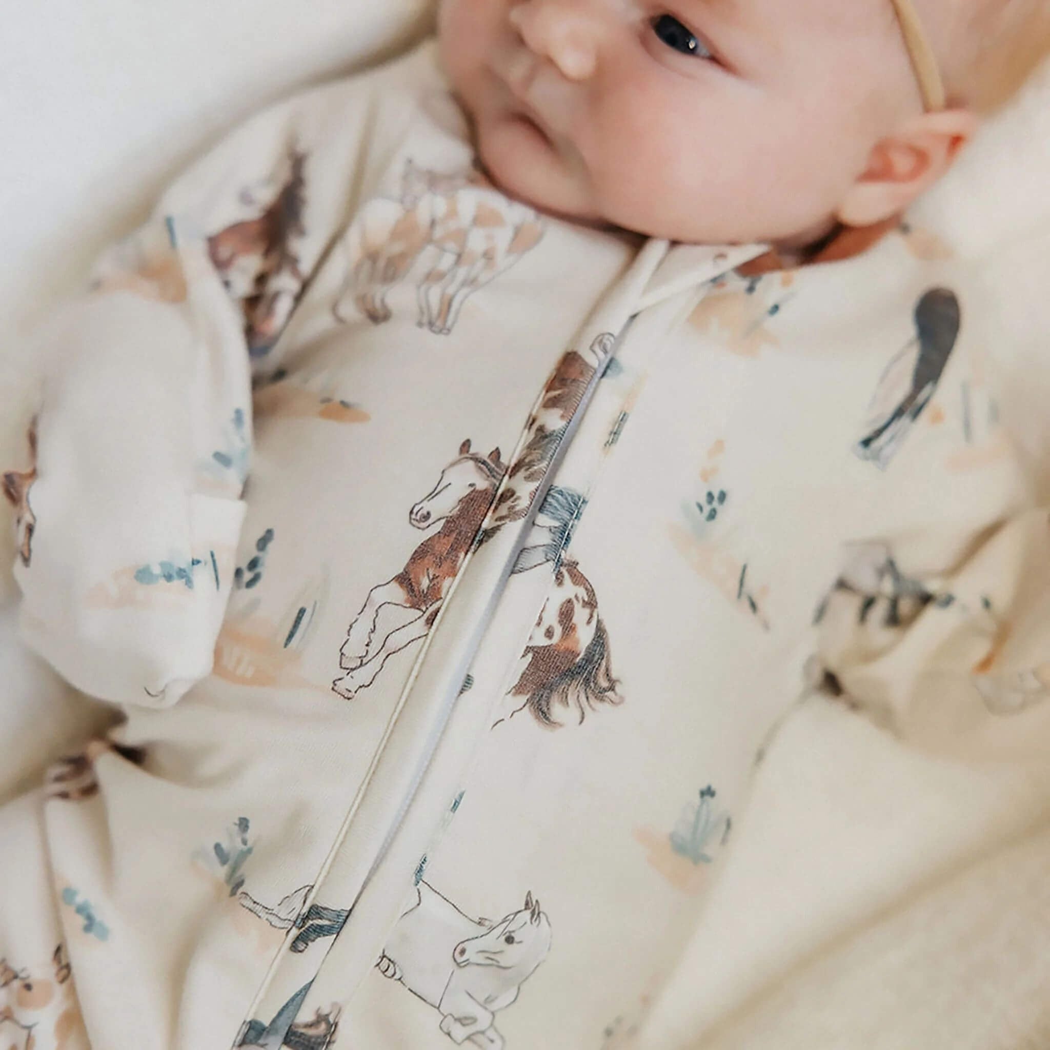 Zip-Up Footie Pajama - Montana