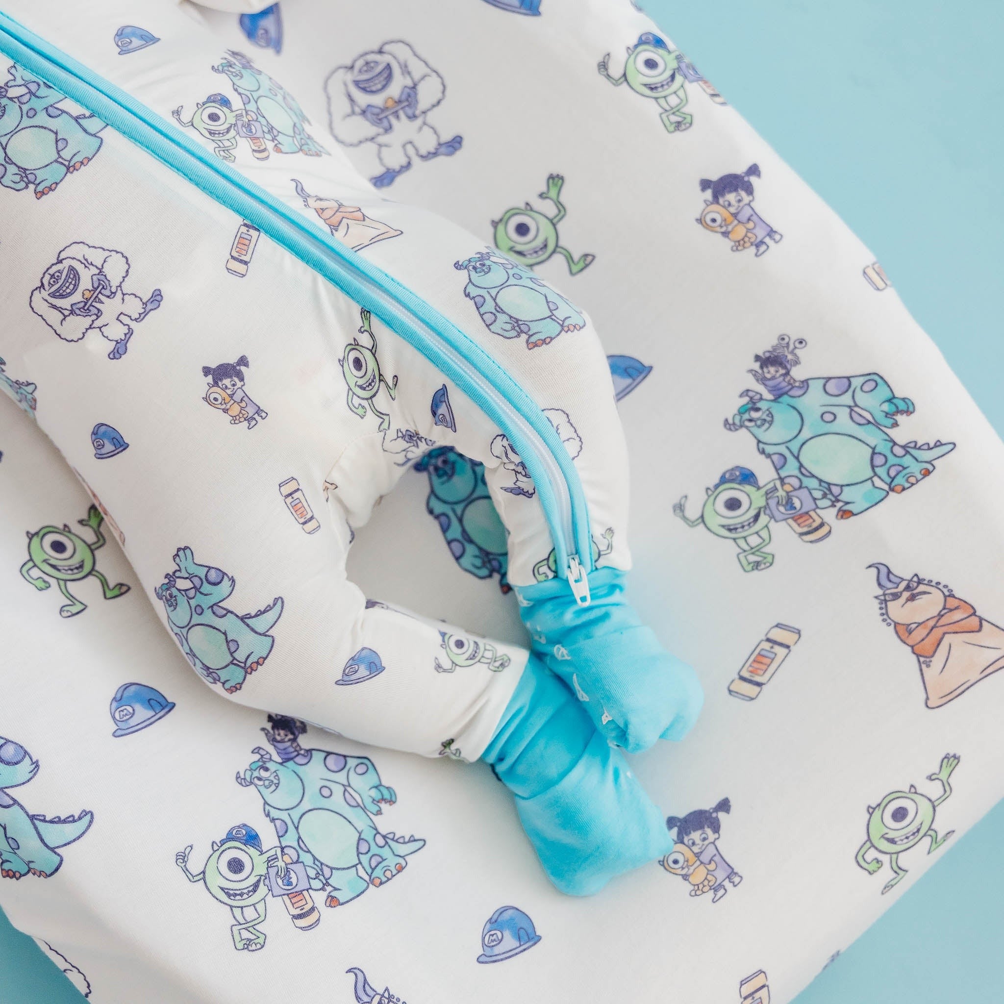 Premium Knit Diaper Changing Pad Cover - Monsters, Inc. Friends