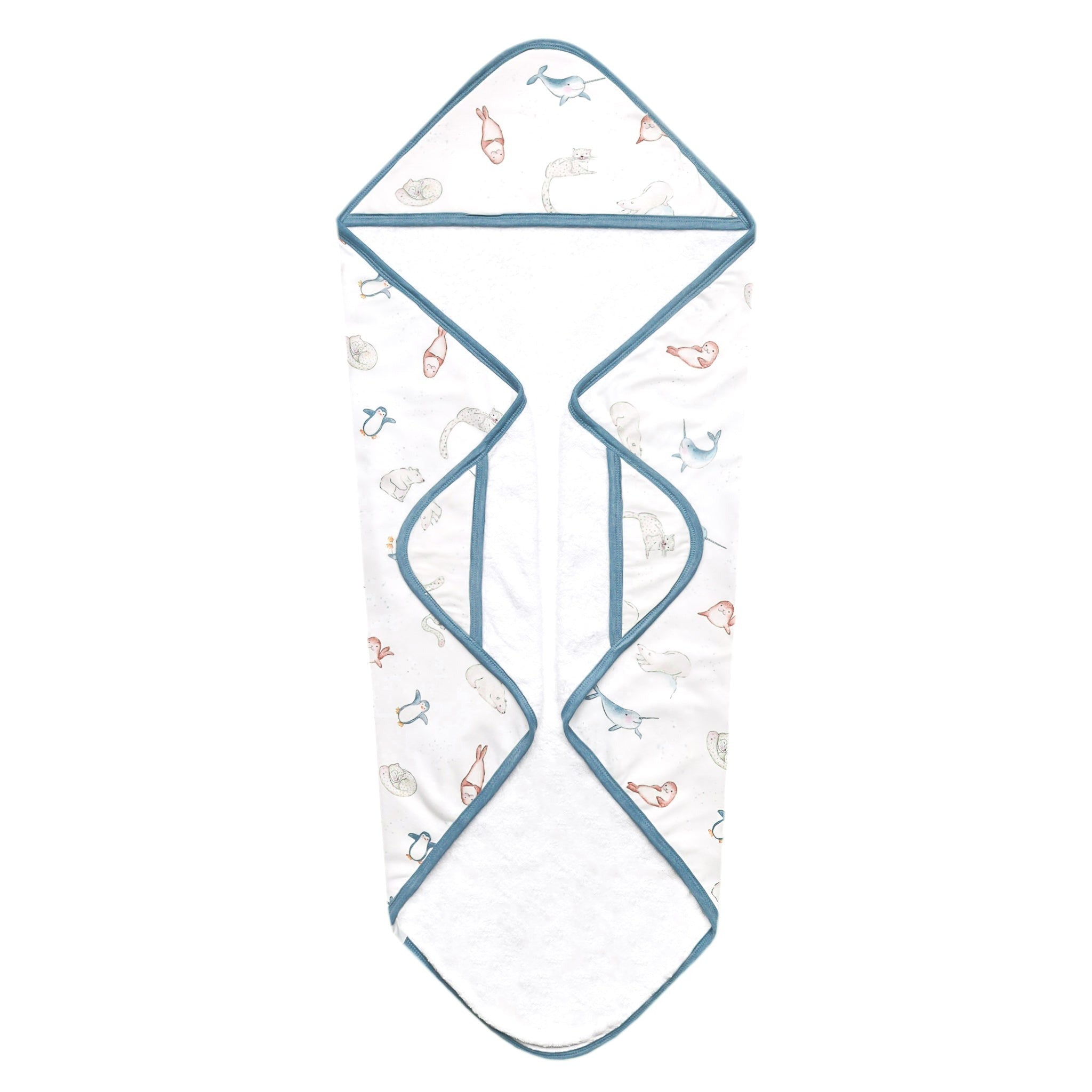 Premium Baby Knit Hooded Towel - Arctic Wonder