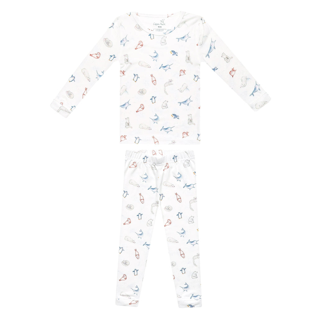 2pc Long Sleeve Pajama Set - Arctic Wonder