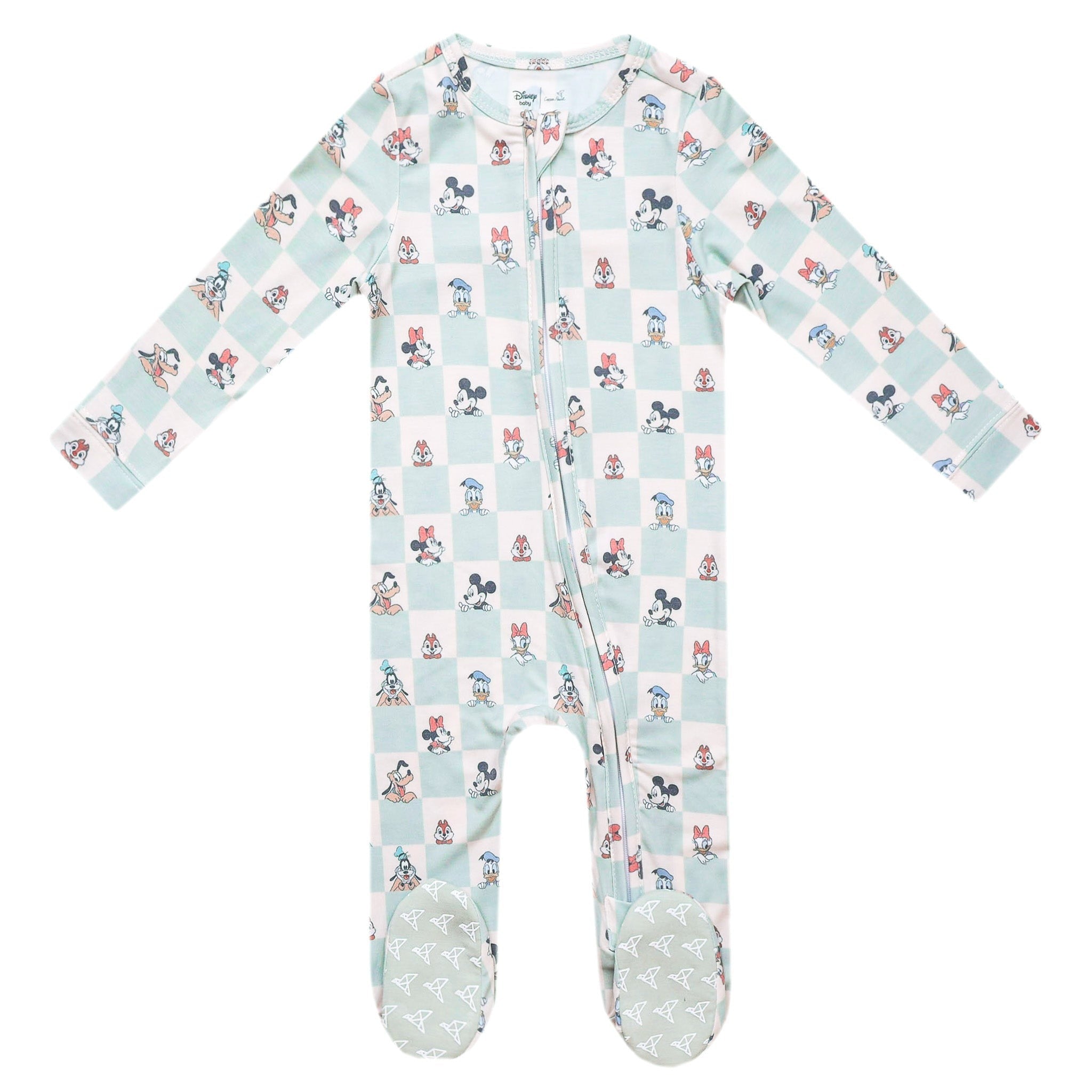 Zip-Up Footie Pajama - Mickey Mouse and Friends