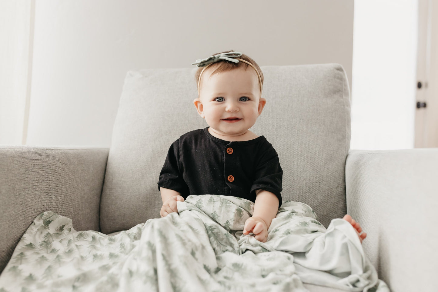Ribbon Baby Bow - Briar