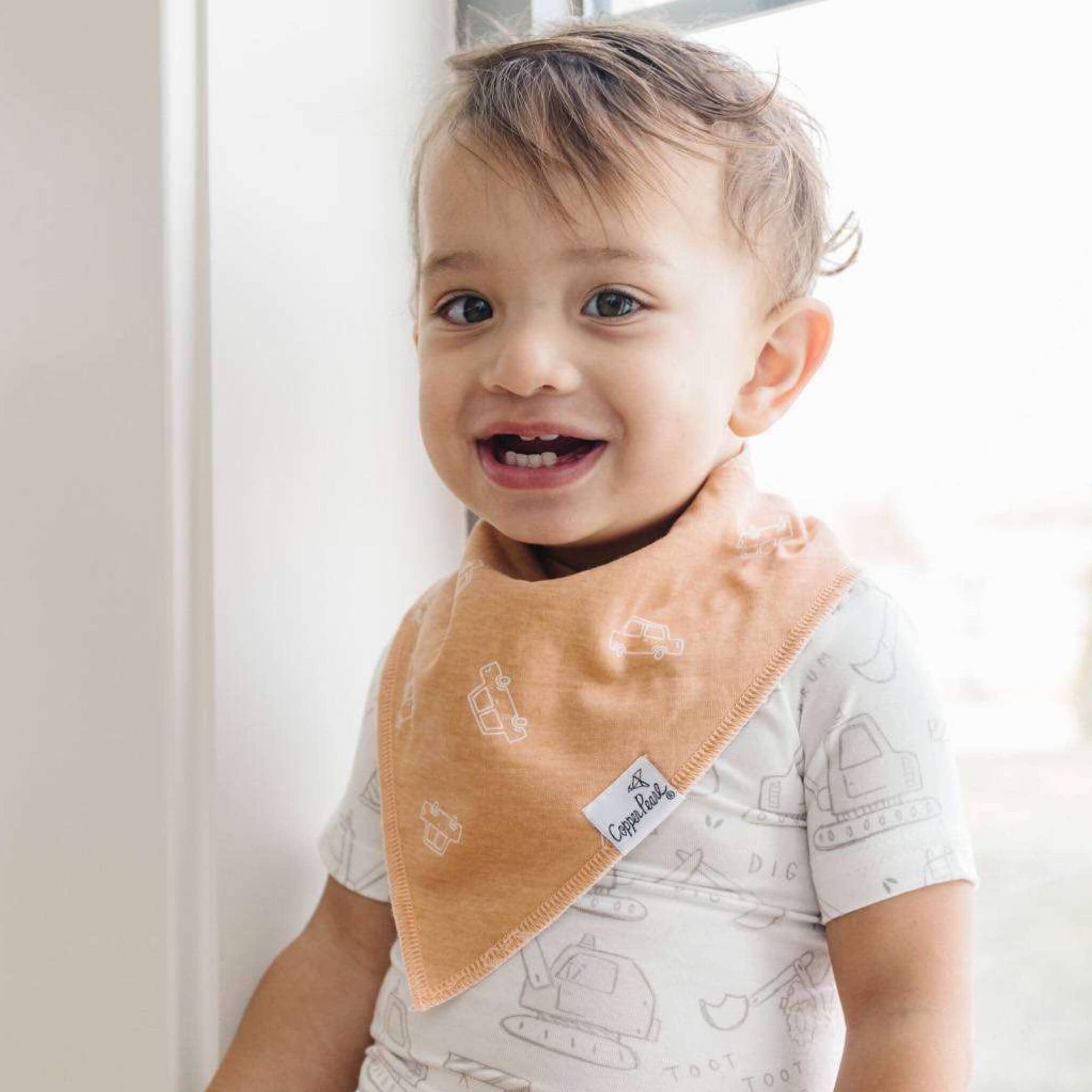 4 Pack Baby Bandana Bibs - Gage