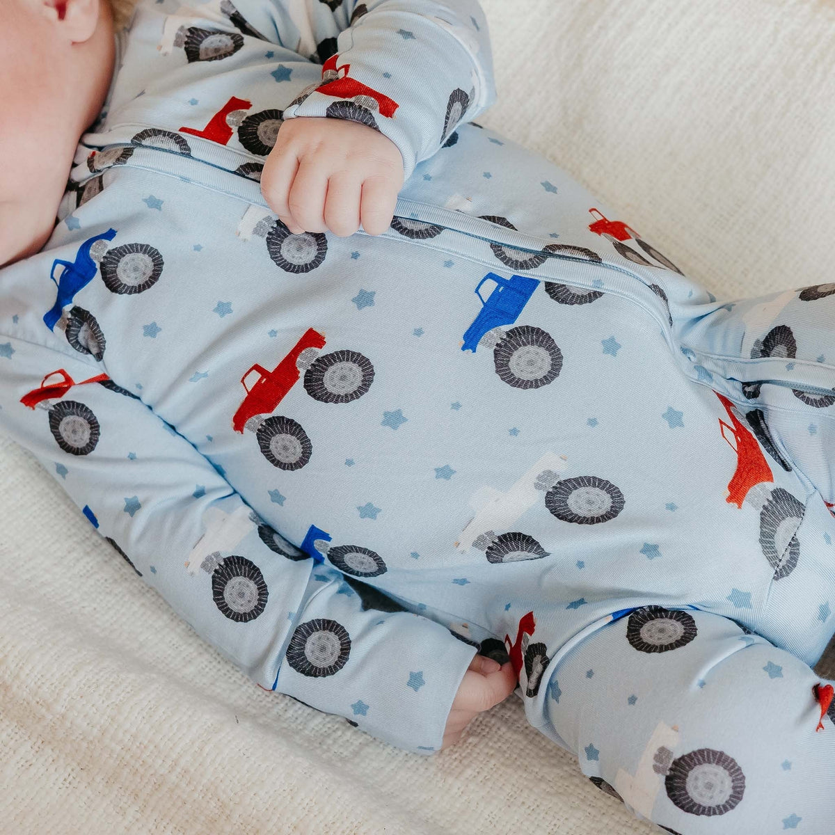 Bamboo Zip-Up Footie Pajama - Easton