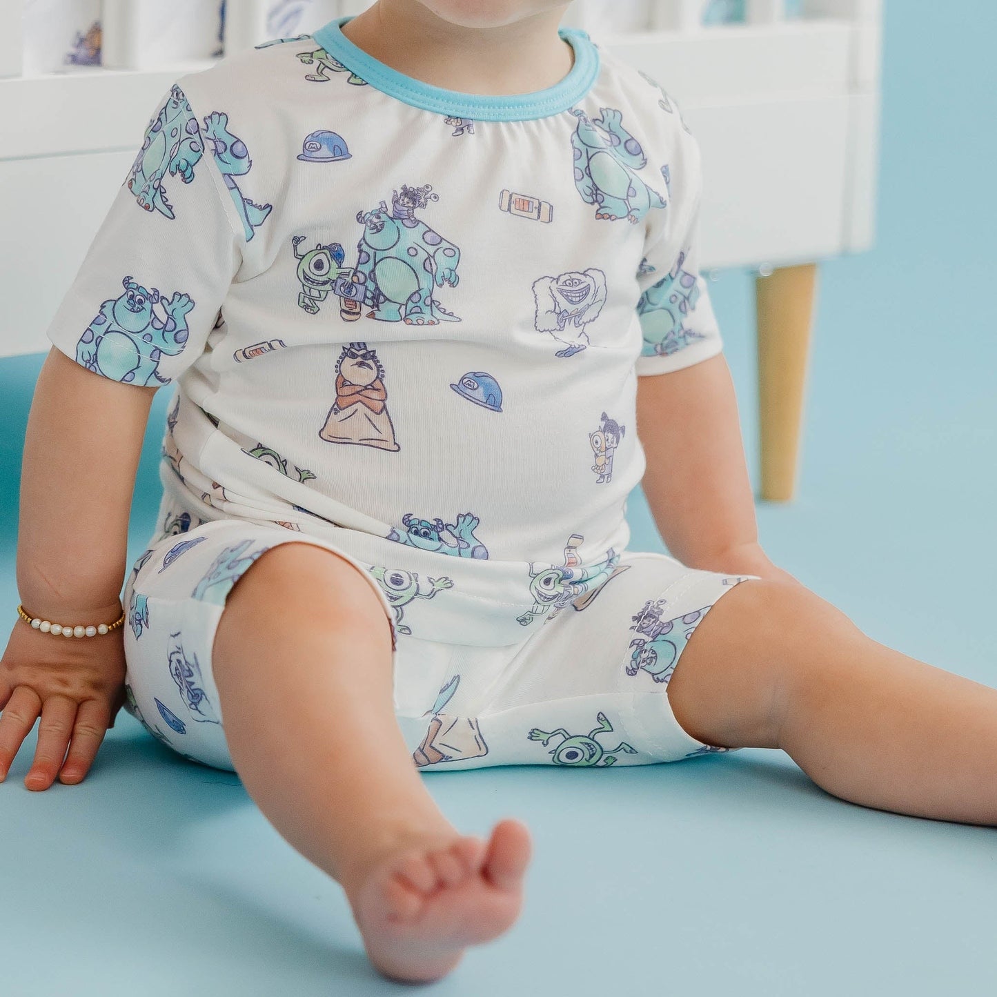 2pc Short Sleeve Pajama Set - Monsters, Inc. Friends