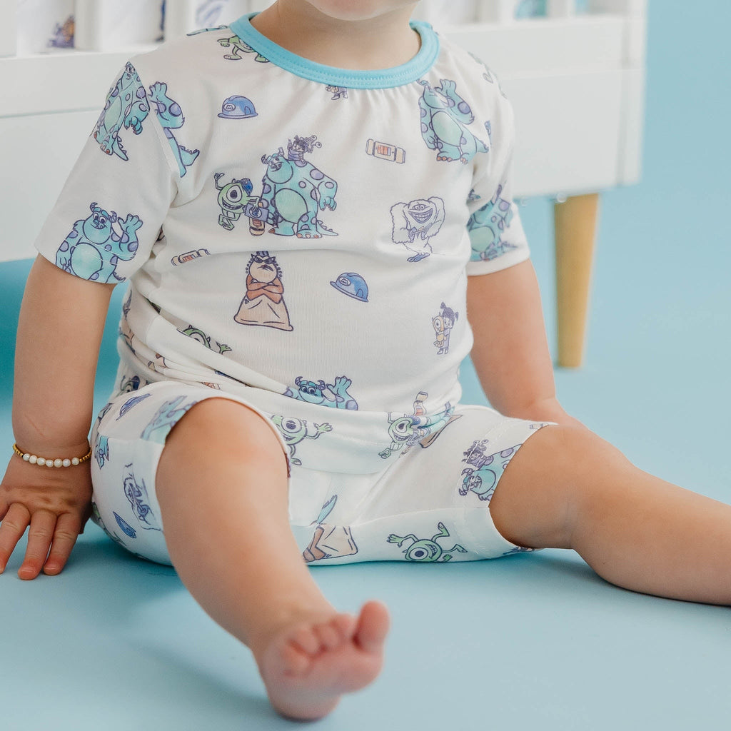 2pc Short Sleeve Pajama Set - Monsters, Inc. Friends