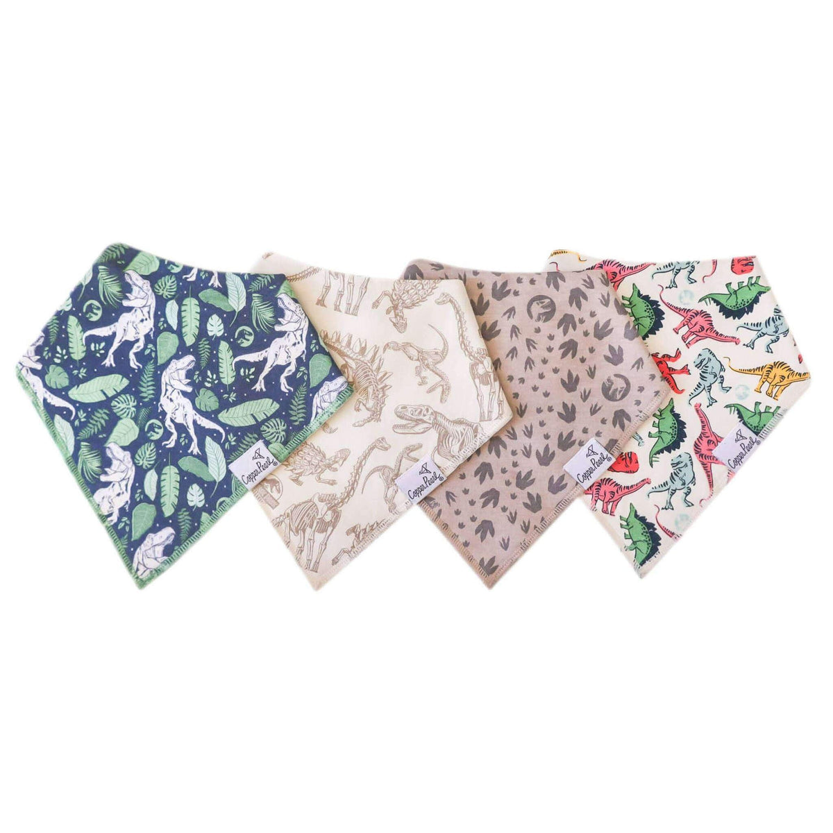 4 Pack Baby Bandana Bibs - Jurassic Park