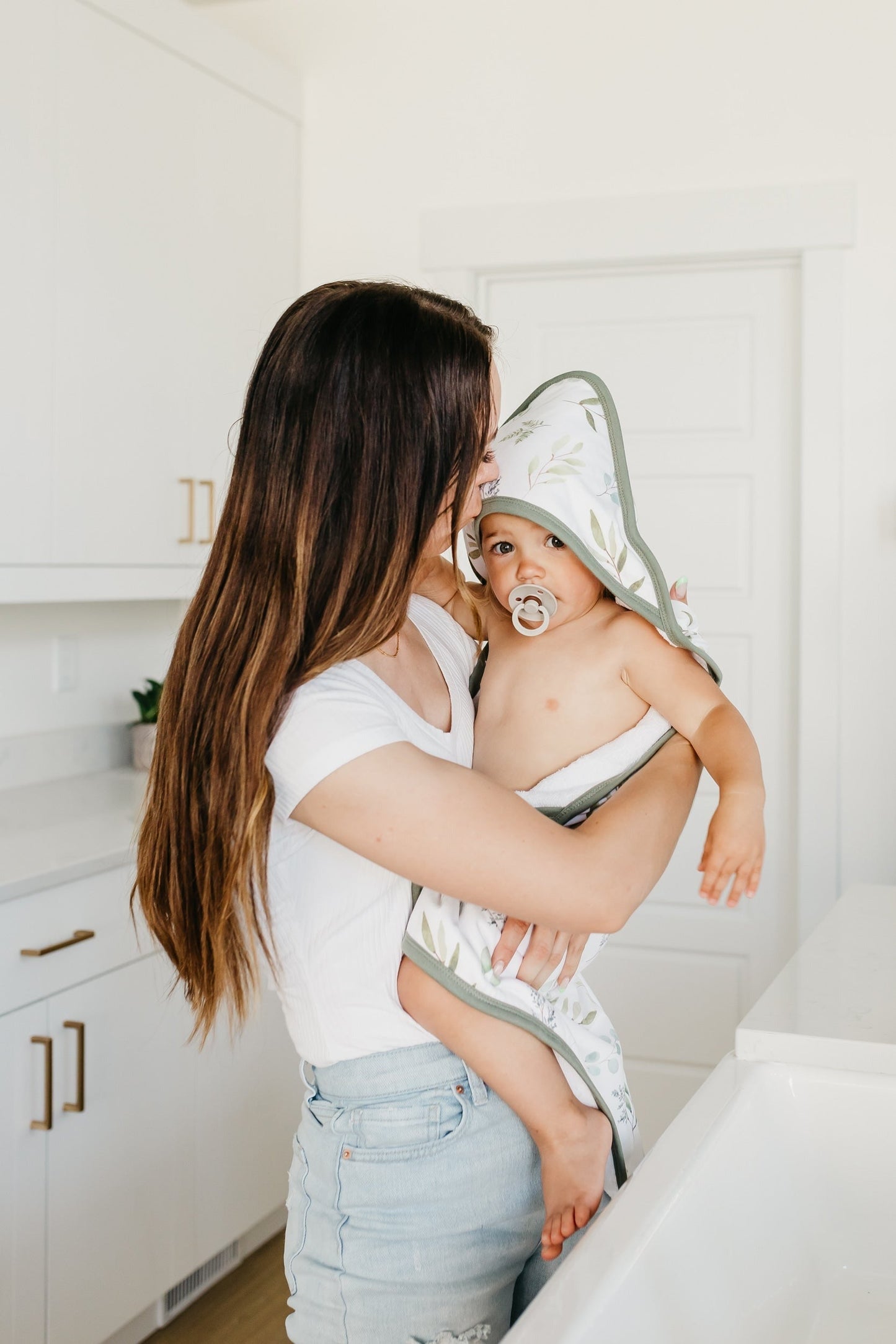 Premium Baby Knit Hooded Towel - Haven