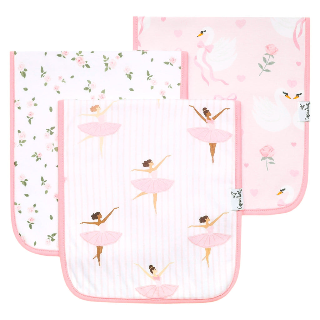 3 Pack Premium Burp Cloths - Katerina