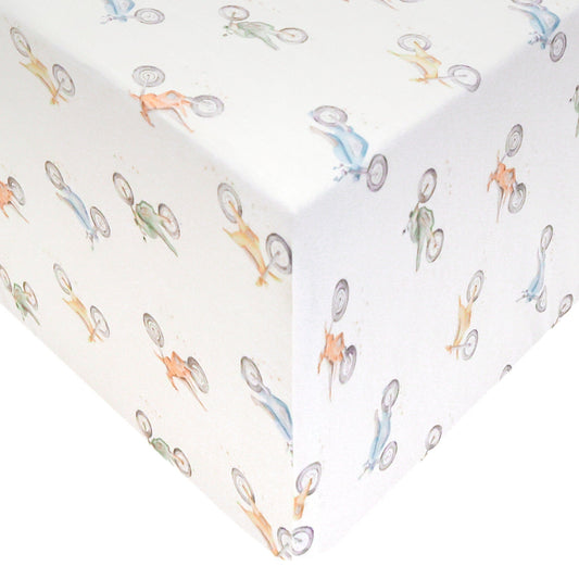 Premium Knit Fitted Crib Sheet - Ryder