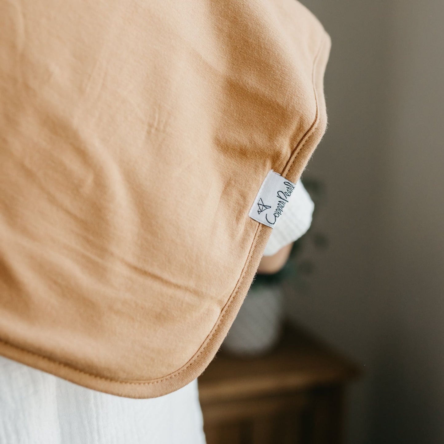 3 Pack Premium Burp Cloths - Dune