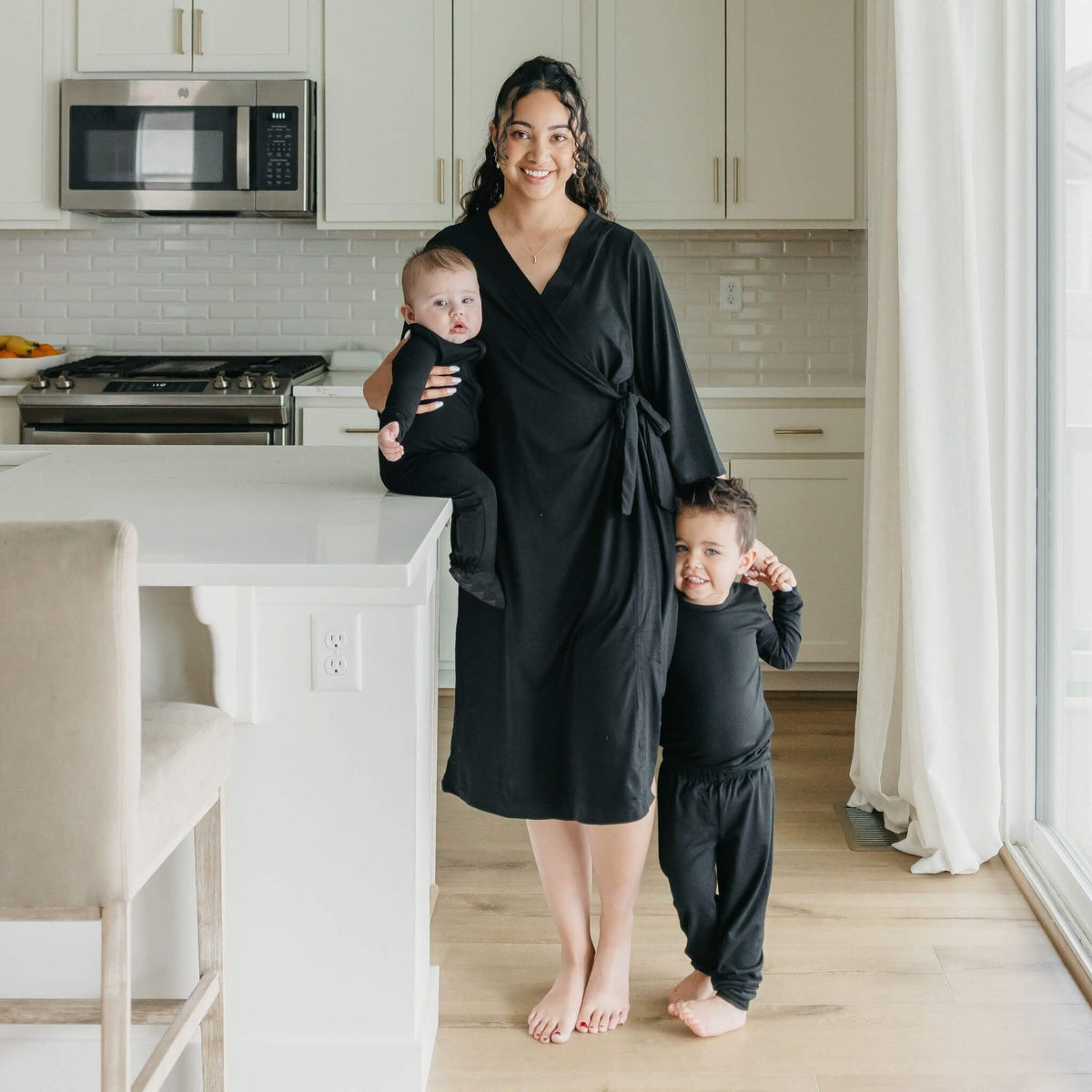 2pc Long Sleeve Pajama Set - Midnight