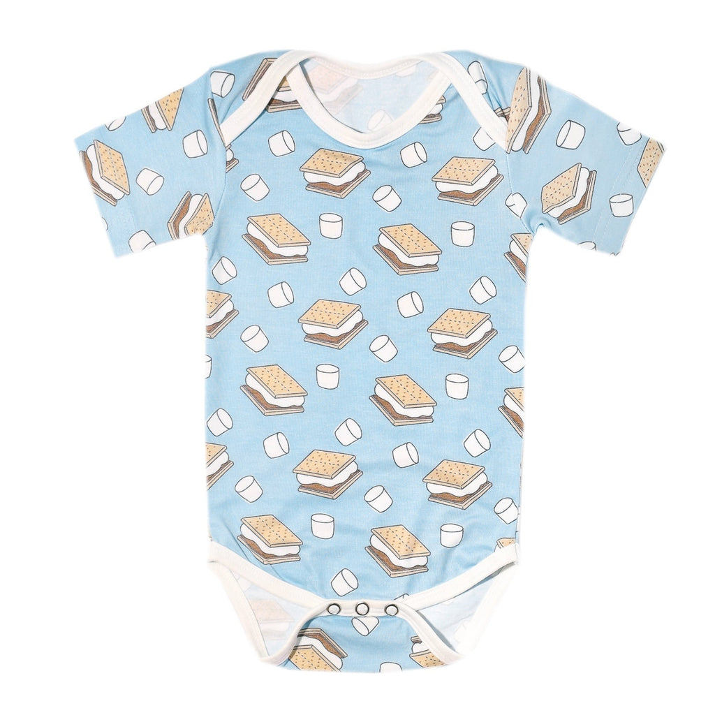 Short Sleeve Bodysuit - S'mores